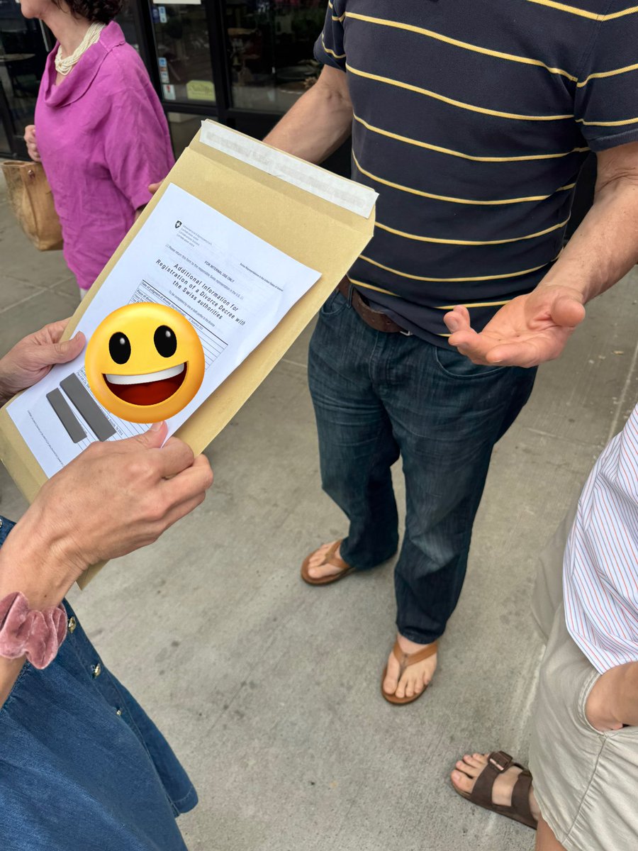 Dad giving Mom finalized divorce papers at my grad lunch
