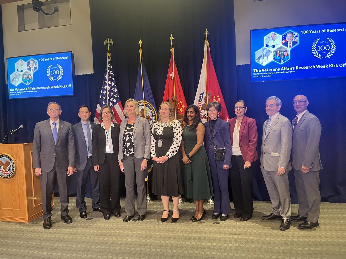NCIRE CEO and NAVREF Board Member, Rebecca Rosales, was honored to join NAVREF in celebrating VA Research Week and 100 Years of VA Research!

#VAResearch100