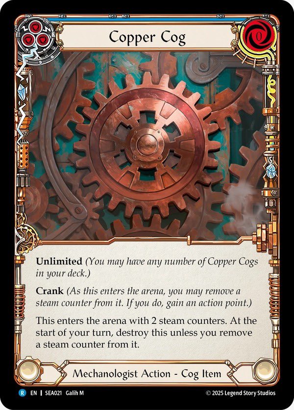 I have intrusive thoughts because of this card.

Cog DIO is… a thing? 9 Cogs and faith?