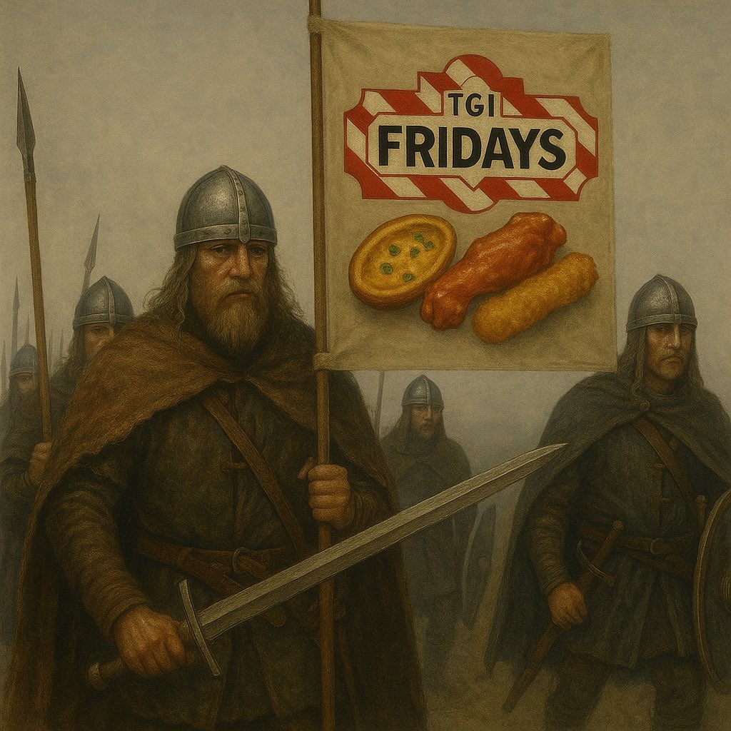 Noah_Barbash's tweet photo. @kungfusulli @Chilis I’ve called my banners. We’re ready to fight for @TGIFridays https://t.co/kqINgiR3fp