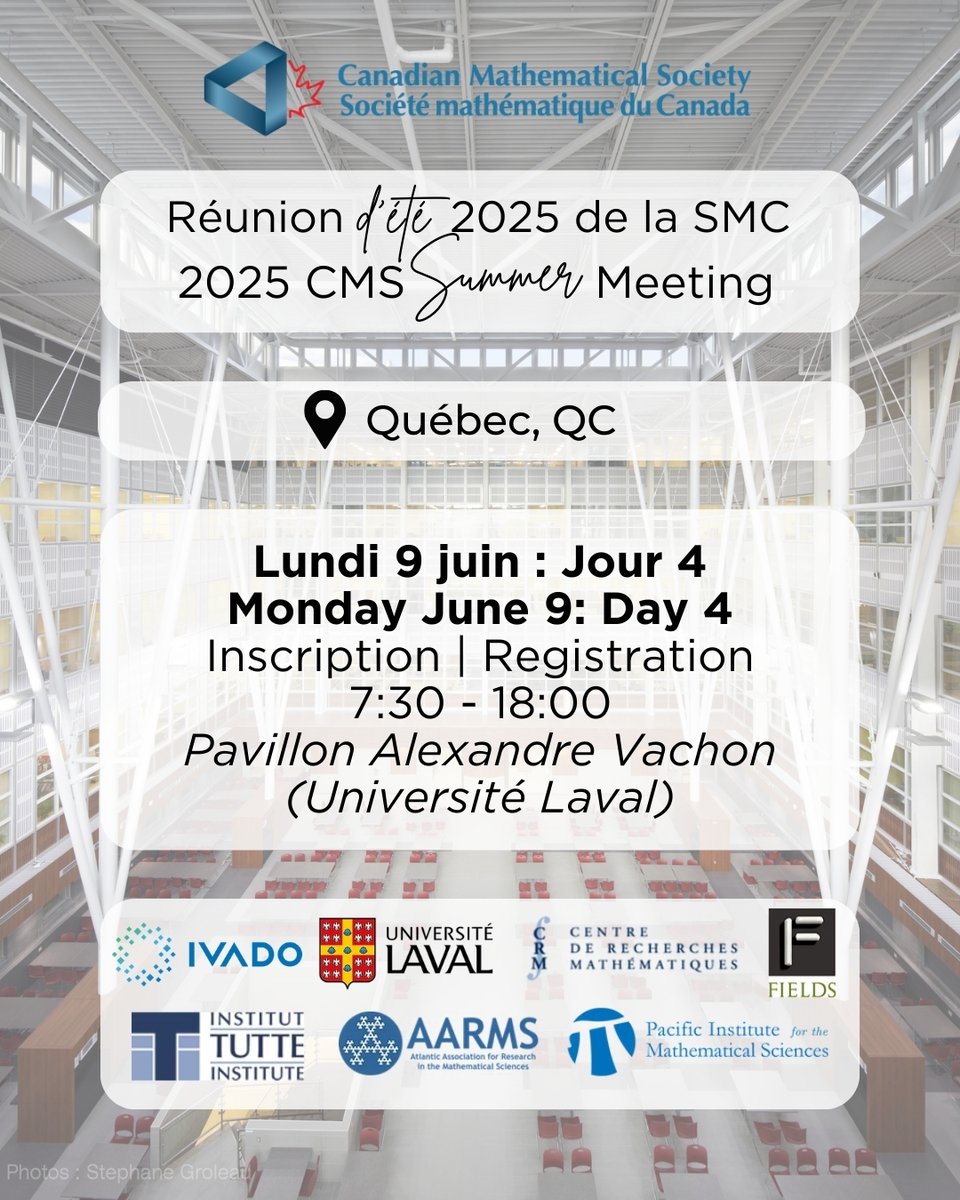 Aujourd'hui est le dernier jour de la conférence ! Nous serons au bureau d'inscription jusqu'à 18h.

Today is the last day of the conference! We will be at the registration desk until 6pm.