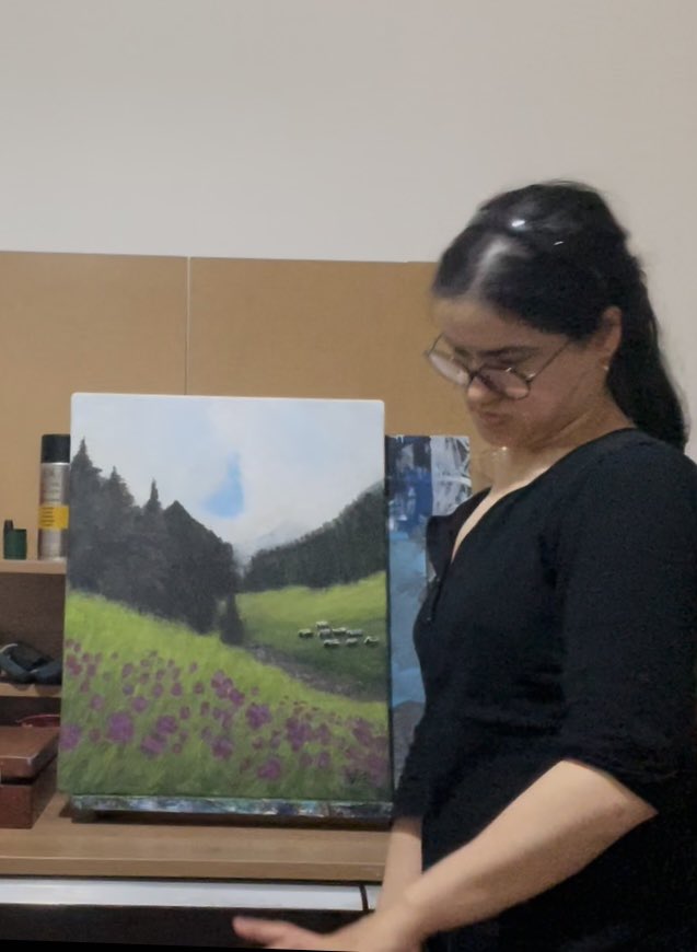 GulsahYagmurYzc's tweet image. Yeni Resmim🎨
Meşeli köyü-Şavşat Artvin 🌿
 Yorumunuzu beklerim 🙂‍↔️💚

40x50 tuval üzerine akrilikboya.