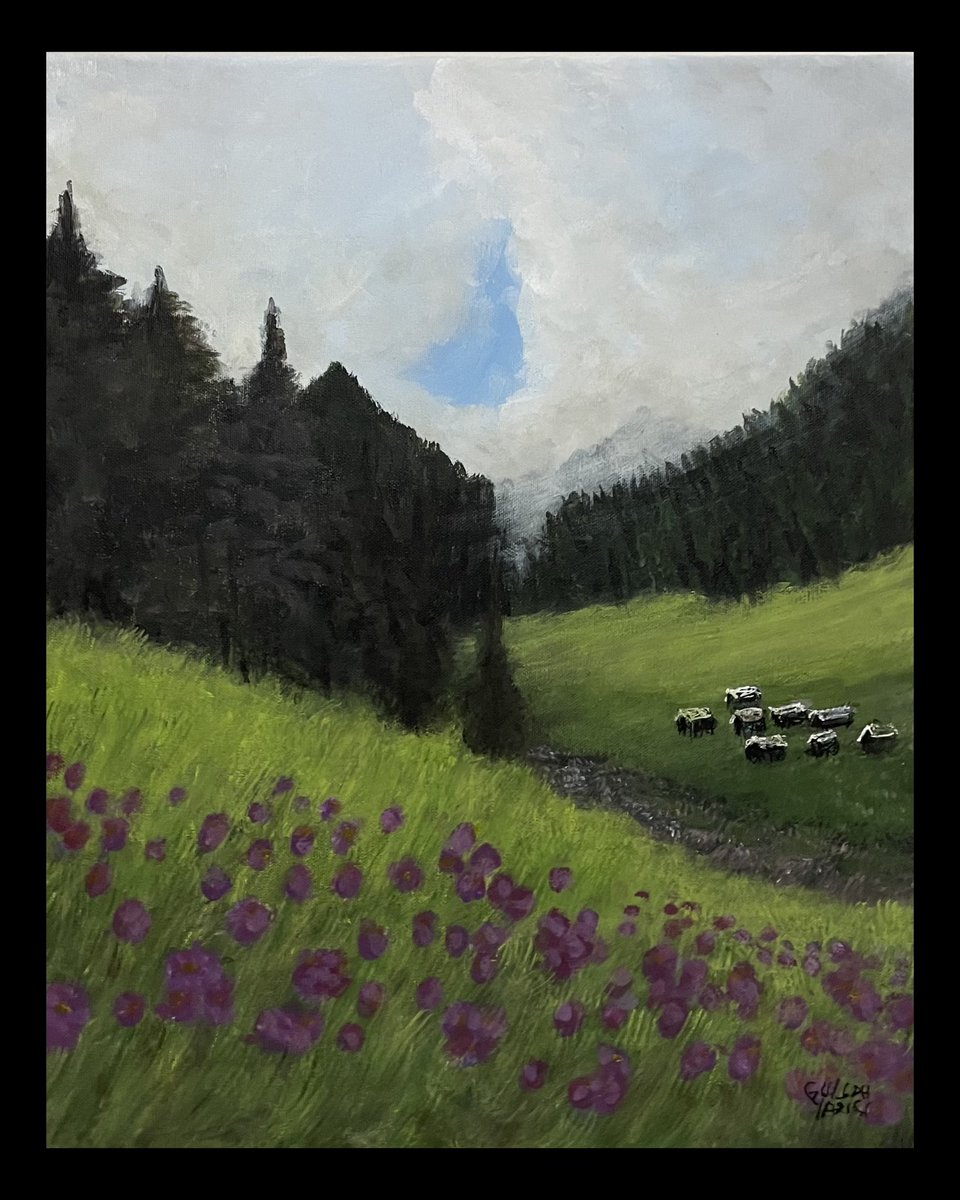 GulsahYagmurYzc's tweet image. Yeni Resmim🎨
Meşeli köyü-Şavşat Artvin 🌿
 Yorumunuzu beklerim 🙂‍↔️💚

40x50 tuval üzerine akrilikboya.