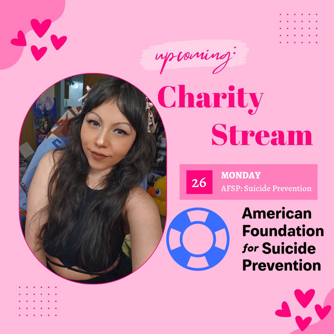 Monday the 26th will be the date of my annual suicide prevention charity stream!!

this will be 5 years since ive been raising awareness for this cause in honor of my best friend andie who passed from suicide

this year will mark 16 years hes been gone but never forgotten