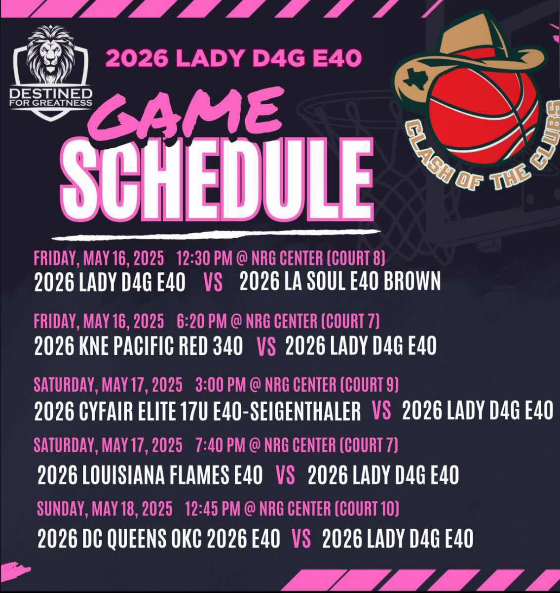 🚨College Coaches

Make sure to check out <a href="/ce_mariaaa/">CeMaria Kelly 4</a> this weekend in Houston. Show, Prove, Earn‼️

#RecruitLVWBB