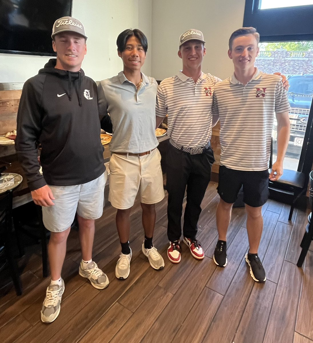 LSNGolf's tweet image. 2025 Seniors Carson, Alex, Carter and Wyatt. Thank you for everything you contributed to the golf program.  Carson is going to Park College, Alex is going to the University of North Dakota, Carter to a trade school and Wyatt is going to flight school.