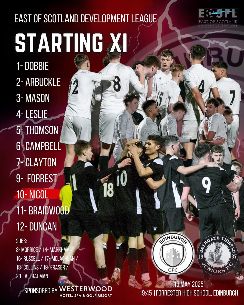 This seasons final line up 🏴🏳️