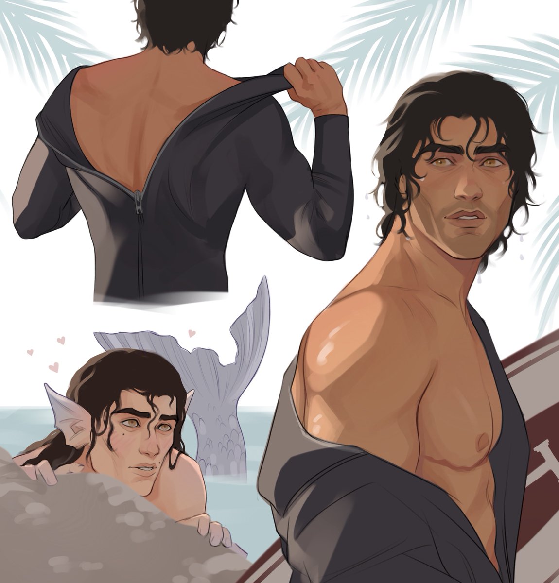 surfer jayce has a secret admirer 🌊
#jayvik #arcane #mermay