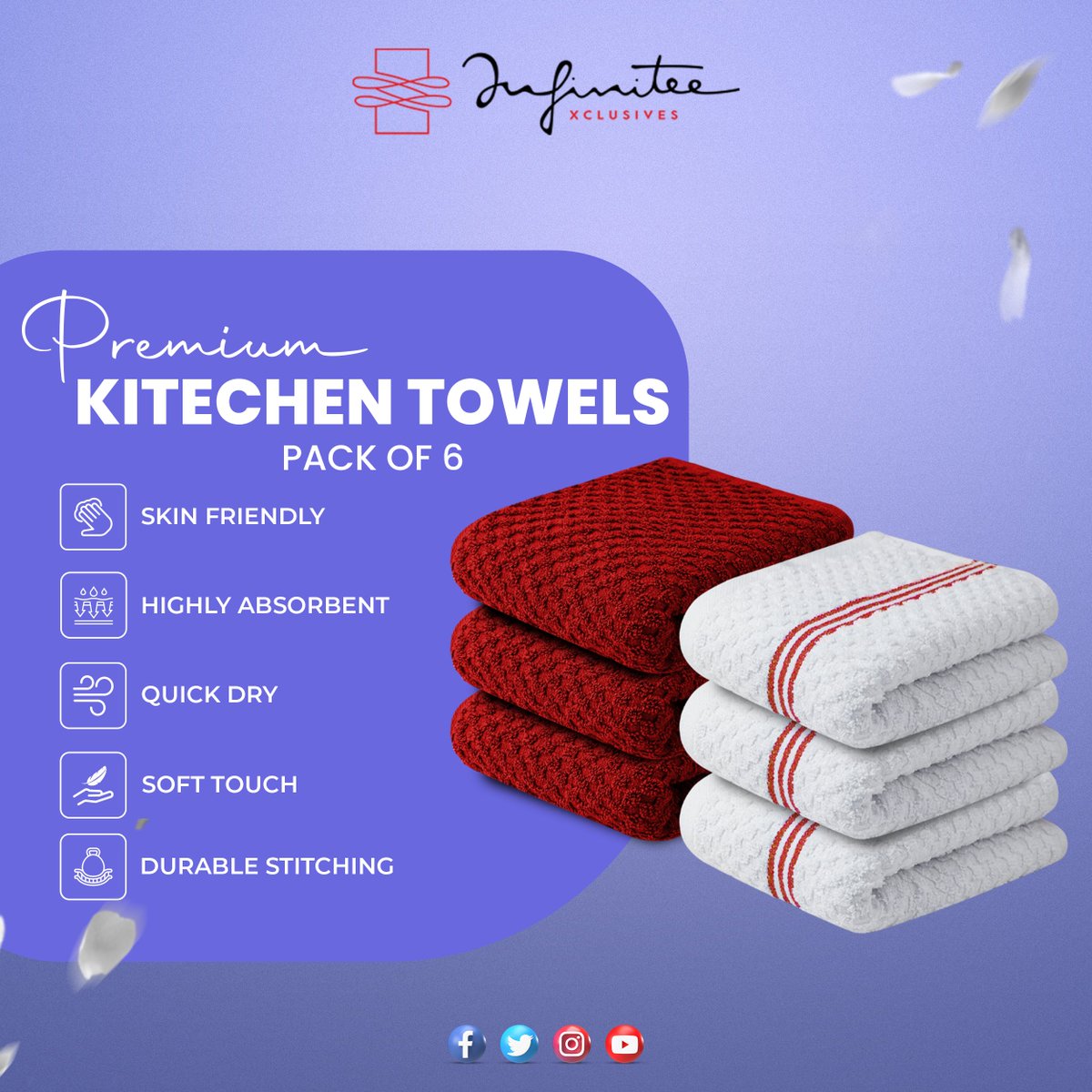 InfiniteeUae's tweet photo. Enhance your kitchen with the superior quality and ultra-absorbency of our premium towels.📷📷

Order Now 📷 : https://t.co/z6MDbRoFBY
Storefront : https://t.co/oRB5JmONSK

#amazon #amazonfinds #amazonmusthaves #amazonfavorites #home #bathtowels #kitchentowels #kitchen https://t.co/jevtleMW1r
