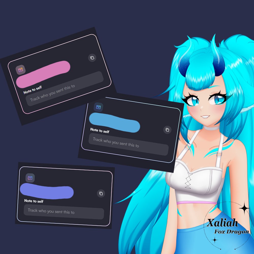 Xaliah 🦊🐉 Live2d Comms Open🩵 tweet media