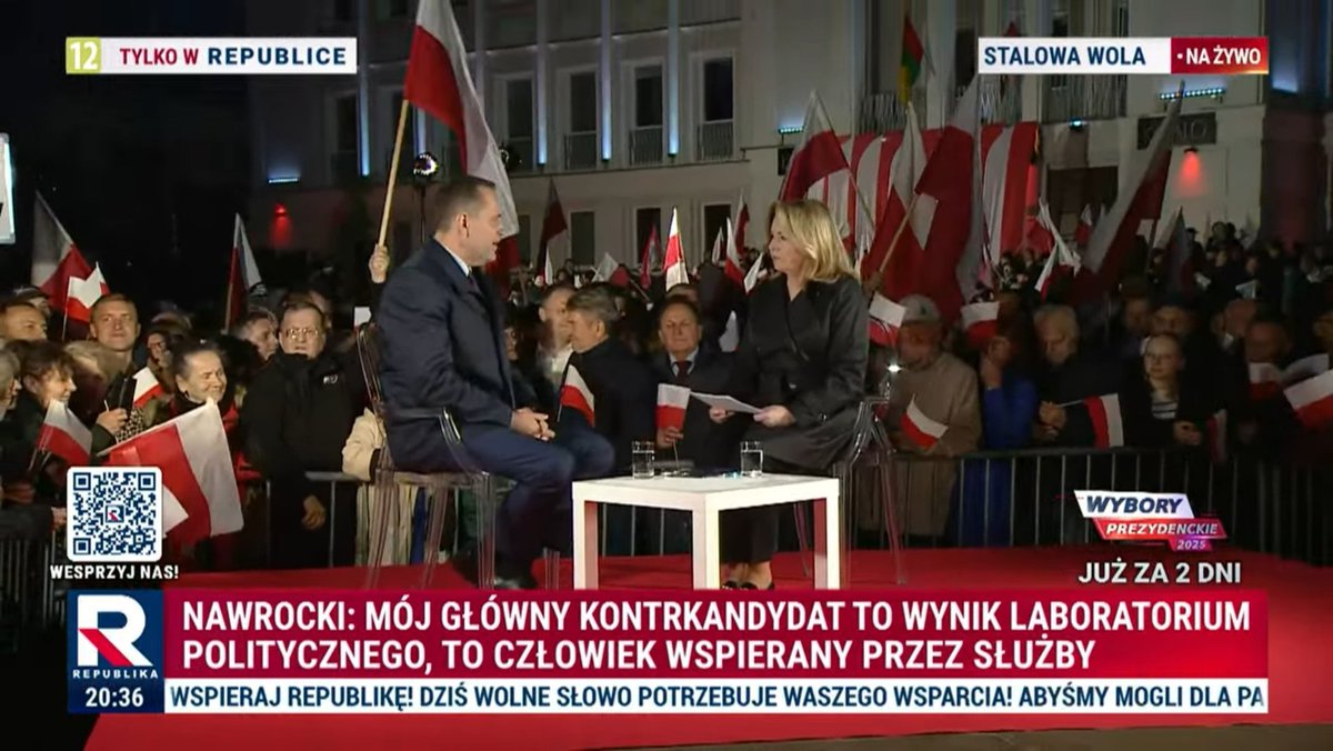 <a href="/Nawrocki25/">#Nawrocki2025</a> teraz w <a href="/RepublikaTV/">Telewizja Republika 🇵🇱 #włączprawdę</a> ‼️