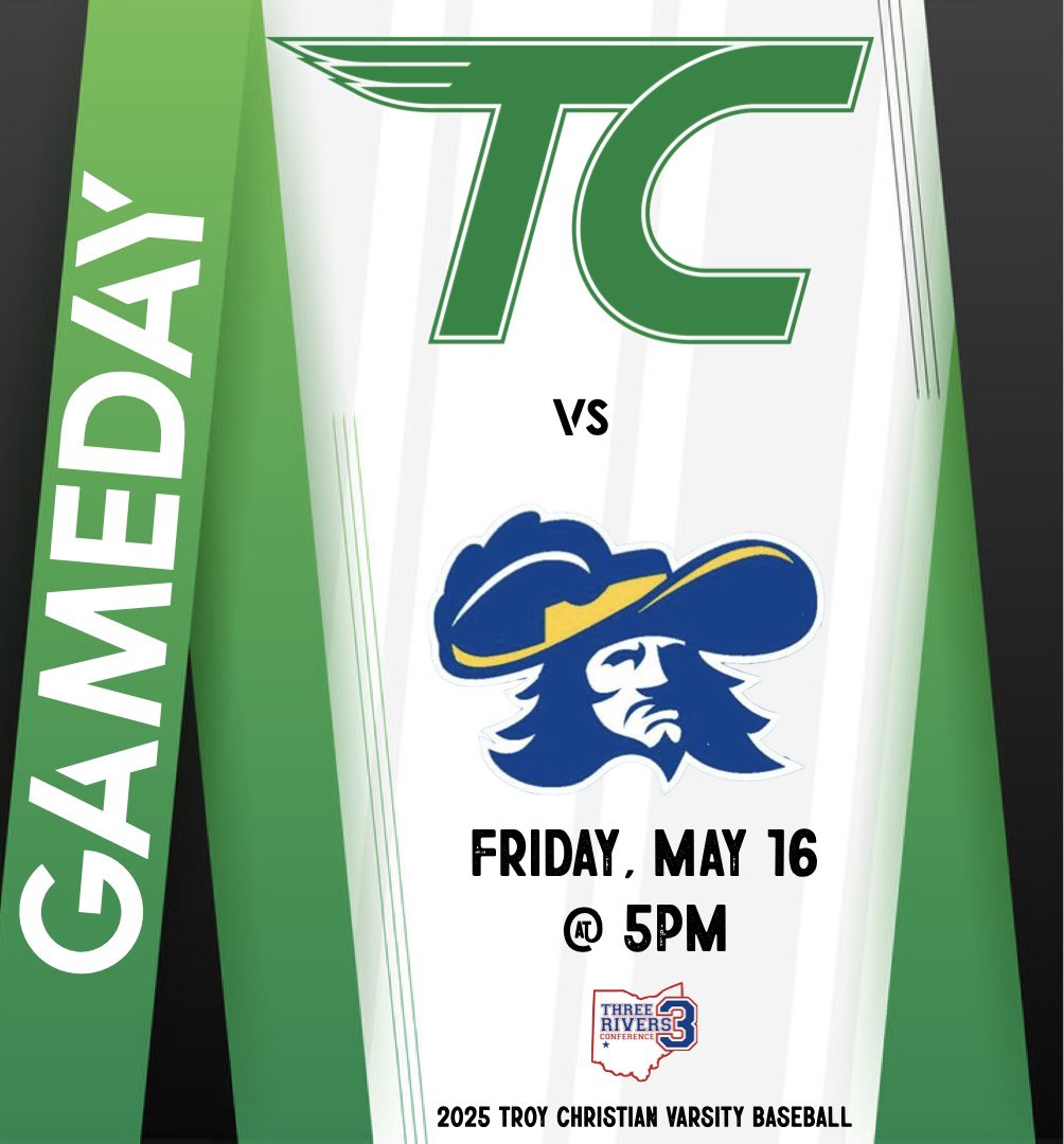 IT’S GAME DAY!!! ⚾️

Eagles are HOME at Eldean in a <a href="/trcathletics/">Three Rivers Conference</a> matchup against the Cavaliers. 

🆚 Lehman Cavaliers
📍Eldean Rd &amp; County Rd 25A
⏰ 5:00pm

<a href="/AthleticsTc/">TC Eagles Athletics</a> <a href="/trcathletics/">Three Rivers Conference</a> 

#weareTC