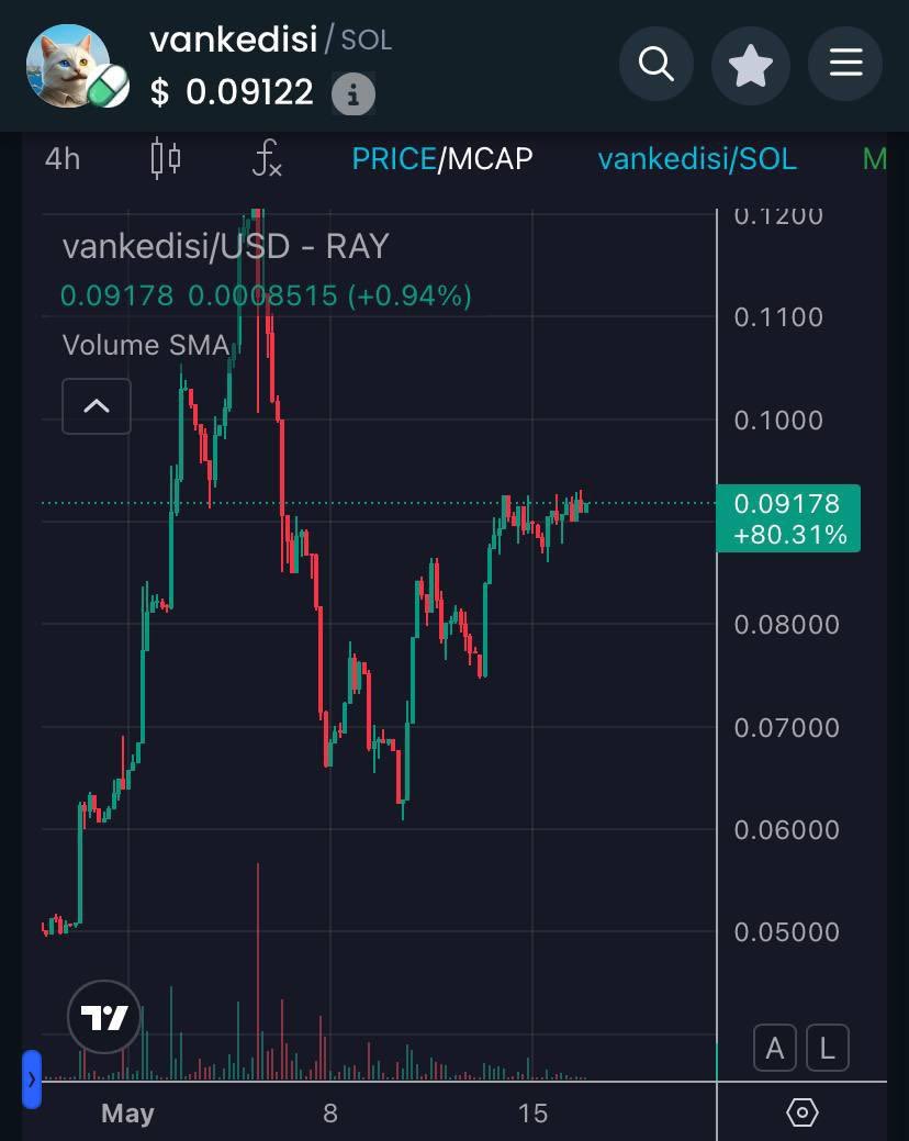 NickyBuffett's tweet photo. Van Kedisi:
✔️ Looks cute
✔️ Memes hard
✔️ Breaks charts like claws on curtains

This cat doesn’t walk… it leaps. 🐾📈
Ca : 66bHtzcXqmLgkn668EG4ETzHL3RLz5ybdckqvrPppump

#VanKedisiCoin #MemeWithMuscle https://t.co/4DAEd8pV4J