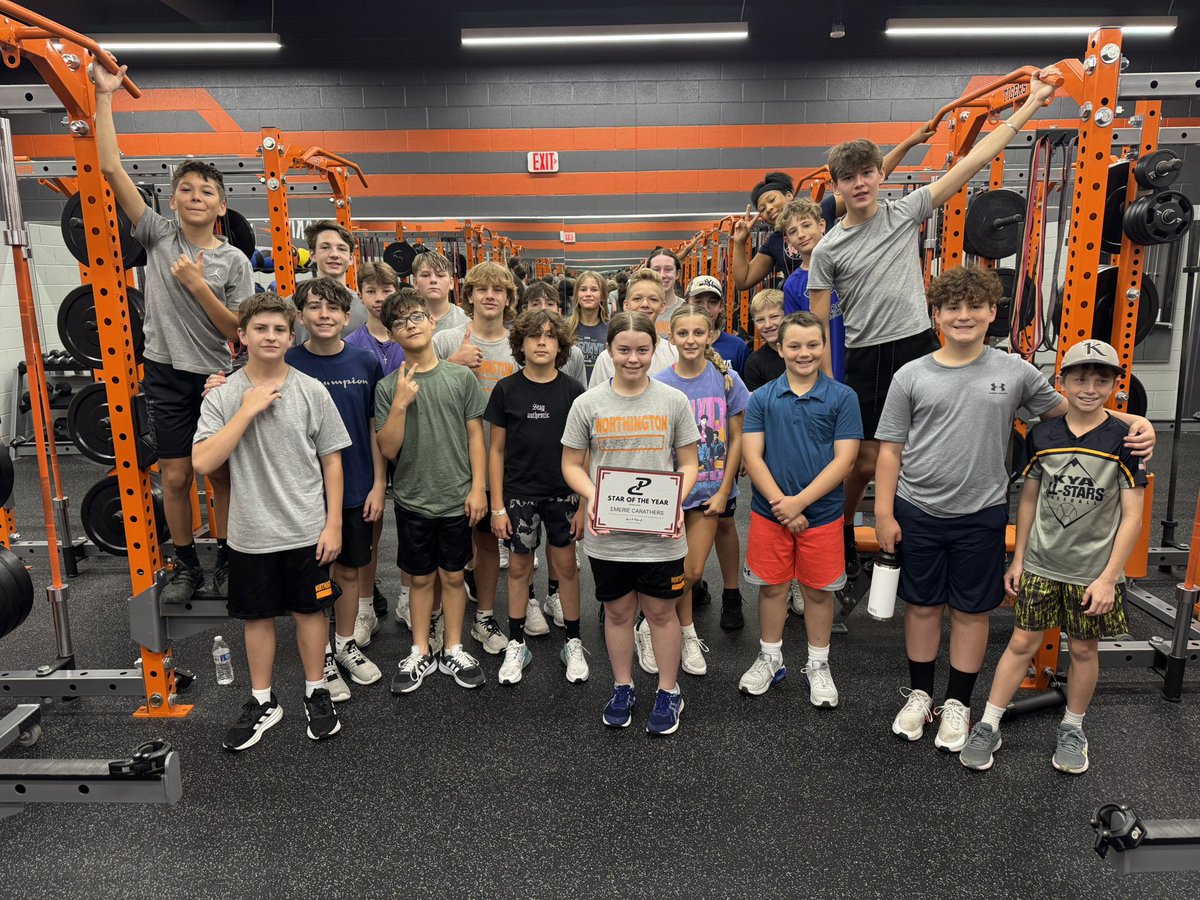 Awesome spring of development with the Tigers <a href="/WorthingtonNISD/">Worthington Middle School - Northwest ISD</a>! This group had tremendous growth in all aspects of being an Athlete, Teammate, &amp; Person!

Excited for them to take the next step this summer! #PCSummer2k25

S/O to our ⭐️ of the Year: 
Emerie Carathers