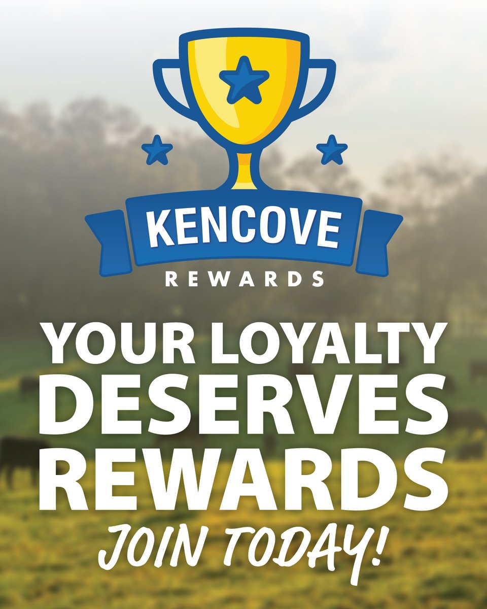 kencove's tweet photo. We’re thrilled to launch our Kencove Rewards Program! Every time you shop with Kencove, you’ll earn points that turn into real savings. Kencove Rewards makes every purchase go further.
#KencoveFarmFenceSupplies #Rewards #Savings https://t.co/5zwP6Rjk0g