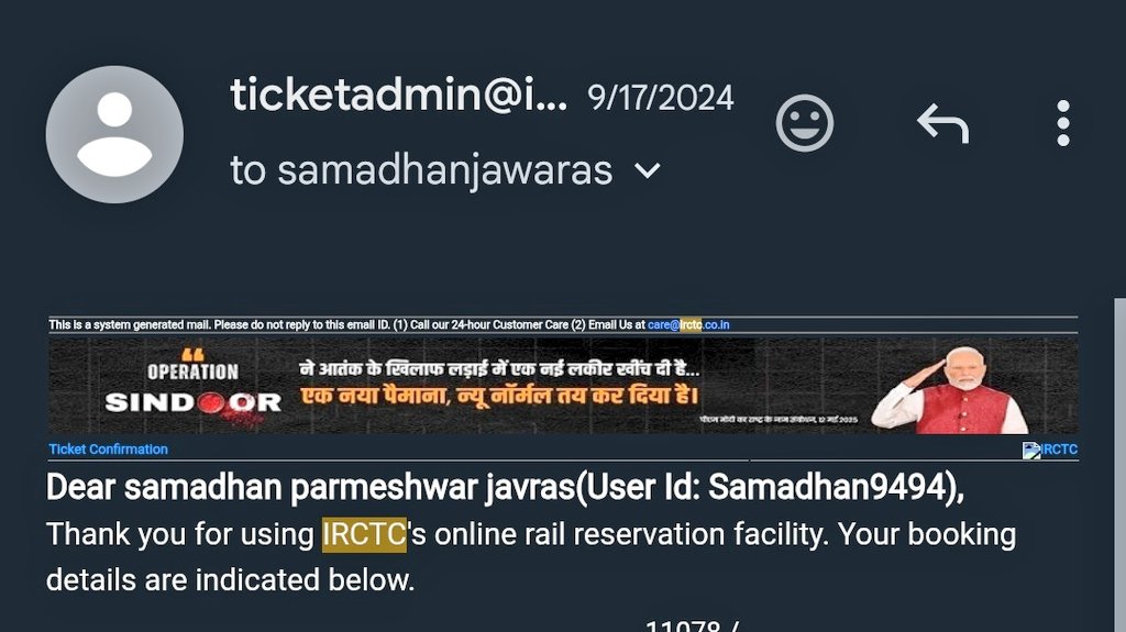 samadhan9494's tweet photo. @IRCTCofficial  IRCTC APP NOT WORKING Plz cheek mi https://t.co/vjfxLyQekB