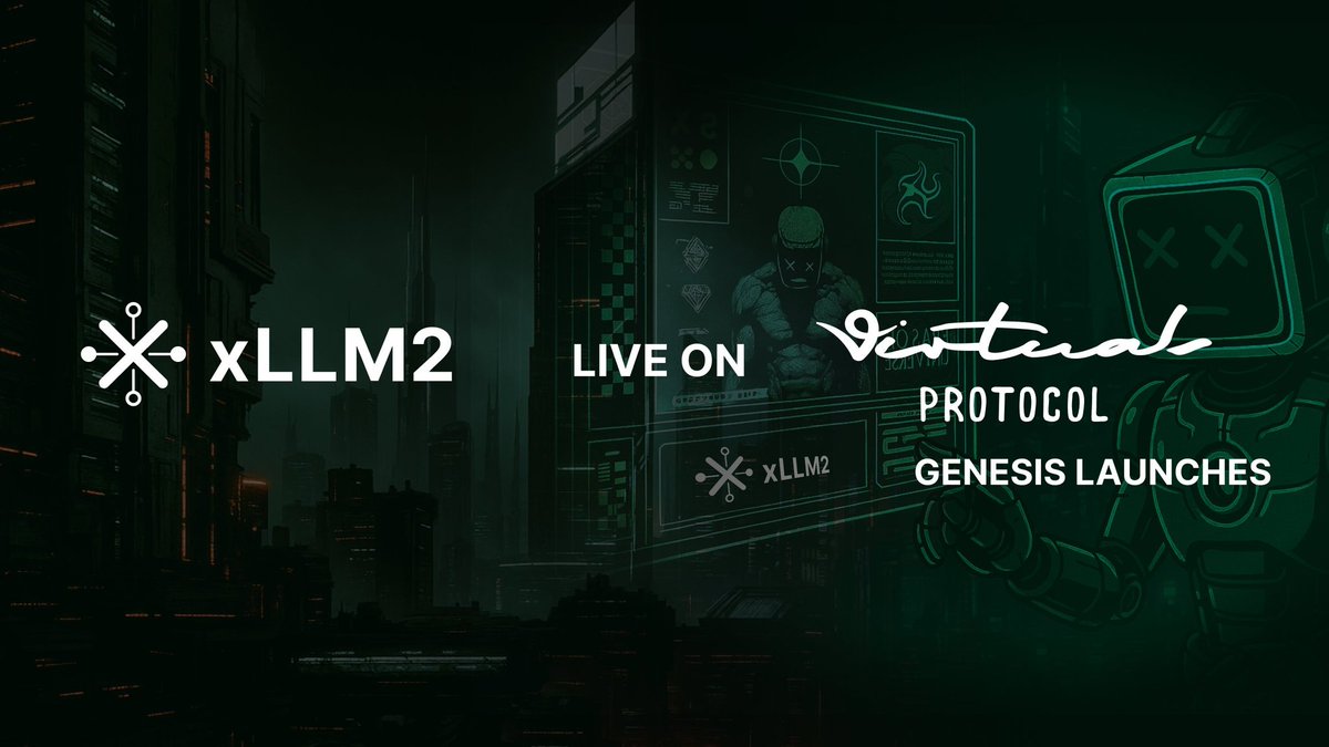 VAM_PUNK's tweet image. Meet xLLM2 – AI Powered by Web3

xLLM2 is building a decentralized AI ecosystem using large language models (LLMs) and blockchain tech.

 powered by everyone, for everyone.

Follow us: @xLLM2_AI @virtuals_io
#xLLM2 #AIonWeb3 #DecentralizedAI #CryptoAI