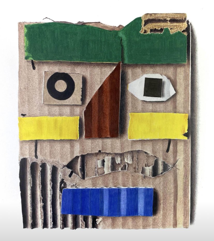 ‘THE GENERAL’
colour pencil on paper 
27.5cm x 23cm