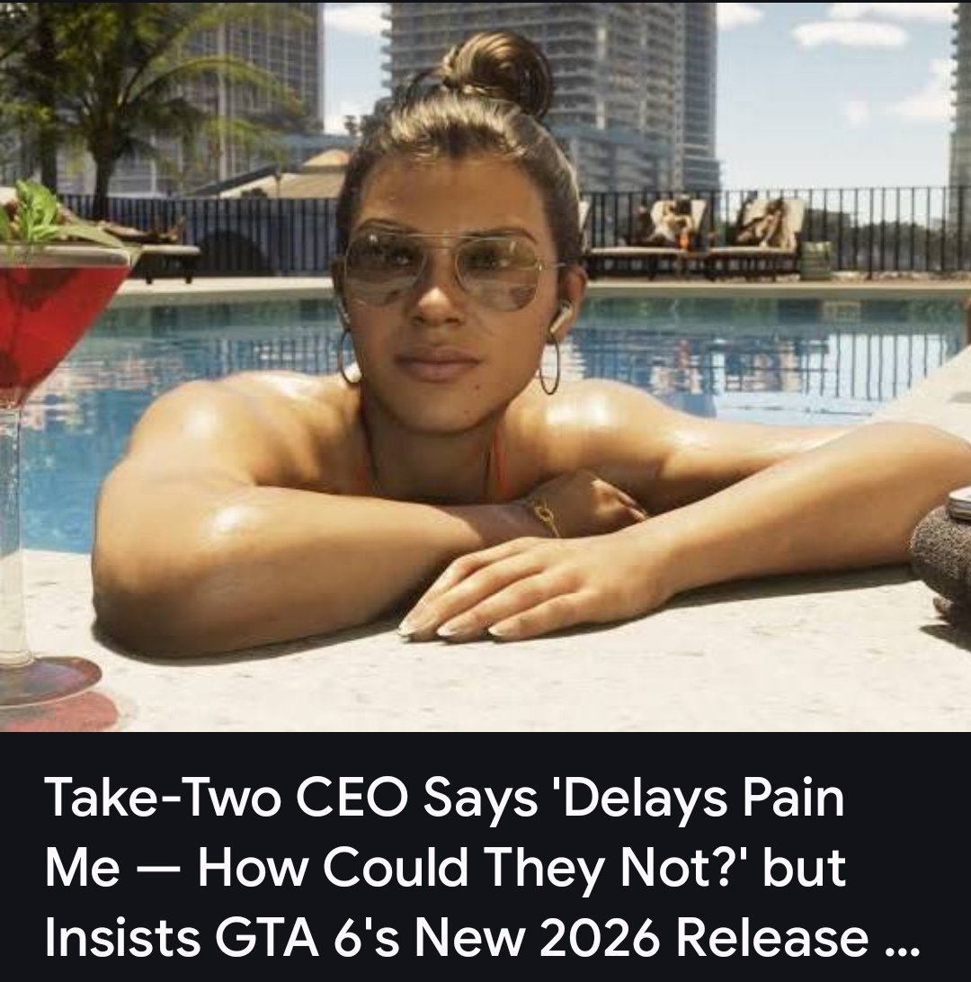 The one time a CEO says something and I believe it. The billions that will have to wait till next year.