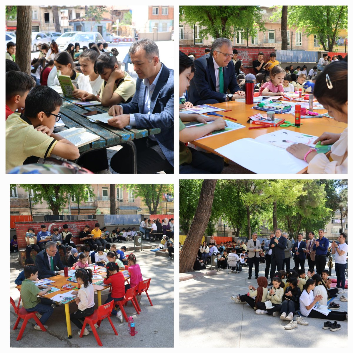 ŞEHİTKAMİL OKUYOR, GAZİANTEP PARLIYOR!

Bugün saat 11.20’de Şehitkamil’de tüm okullarımızda öğrencilerimiz, öğretmenlerimiz ve velilerimizle okul bahçelerinde kitap okuduk!

<a href="/gantepvaliligi/">Gaziantep Valiliği</a> ve <a href="/Gaziantep_MEM/">Gaziantep İl Millî Eğitim Müdürlüğü</a> koordinesinde gerçekleşen 
#OkuryazarGaziantep projesiyle;