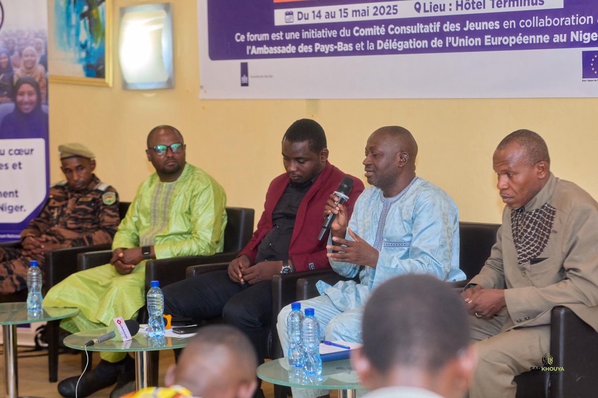 CCJ_Niger's tweet photo. 3 panels animés par des experts sur les défis environnementaux, l'engagement des jeunes et les solutions locales.
@Reca_Niger @CCRSahel @AMDucroux https://t.co/rYfp1ksPad