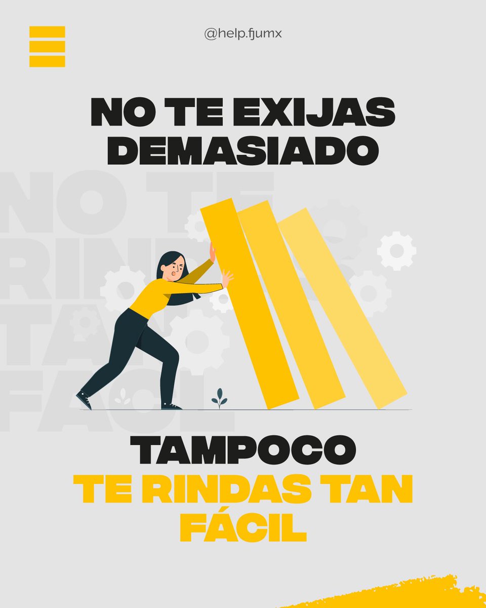 help_fjumx's tweet image. A veces queremos hacerlo todo perfecto, rápido y sin fallar… 🧠💥 Pero recuerda: crecer también es darte pausas 🛑, respirar profundo 🌬️ y volver a intentarlo con calma 💪🏼.
No todo se logra al primer intento, pero tampoco se trata de abandonarlo todo a la primera 🚫🙅‍♂️.

#HelpMx