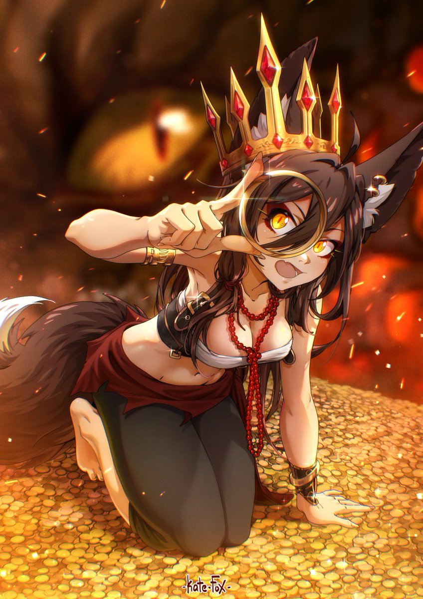 Kate__Fox's tweet image. My greedy fox🦊
#art #foxy #OC #CLIPSTUDIO