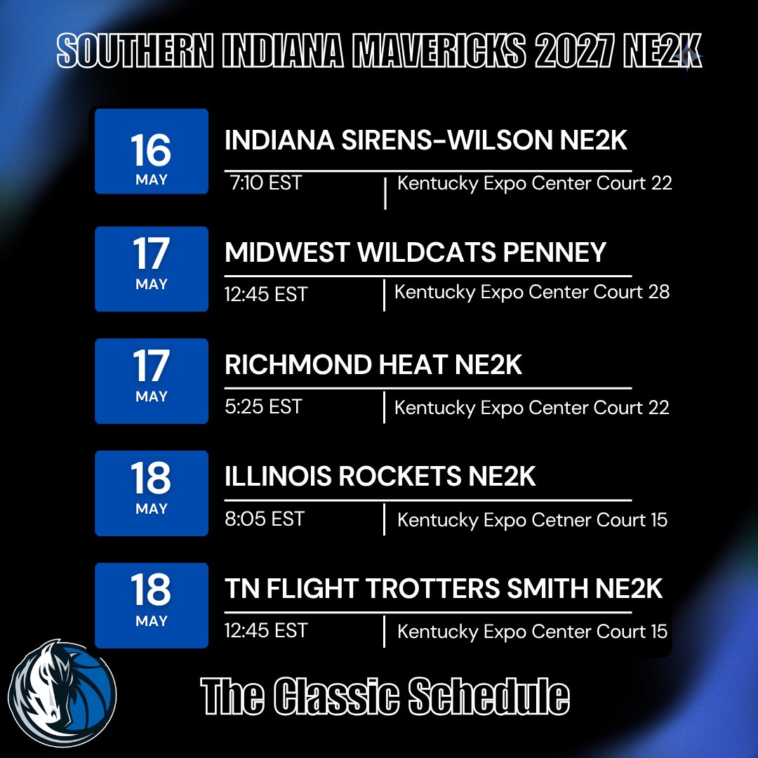 This is my updated schedule for this weekend at The Classic! Come check us out!!