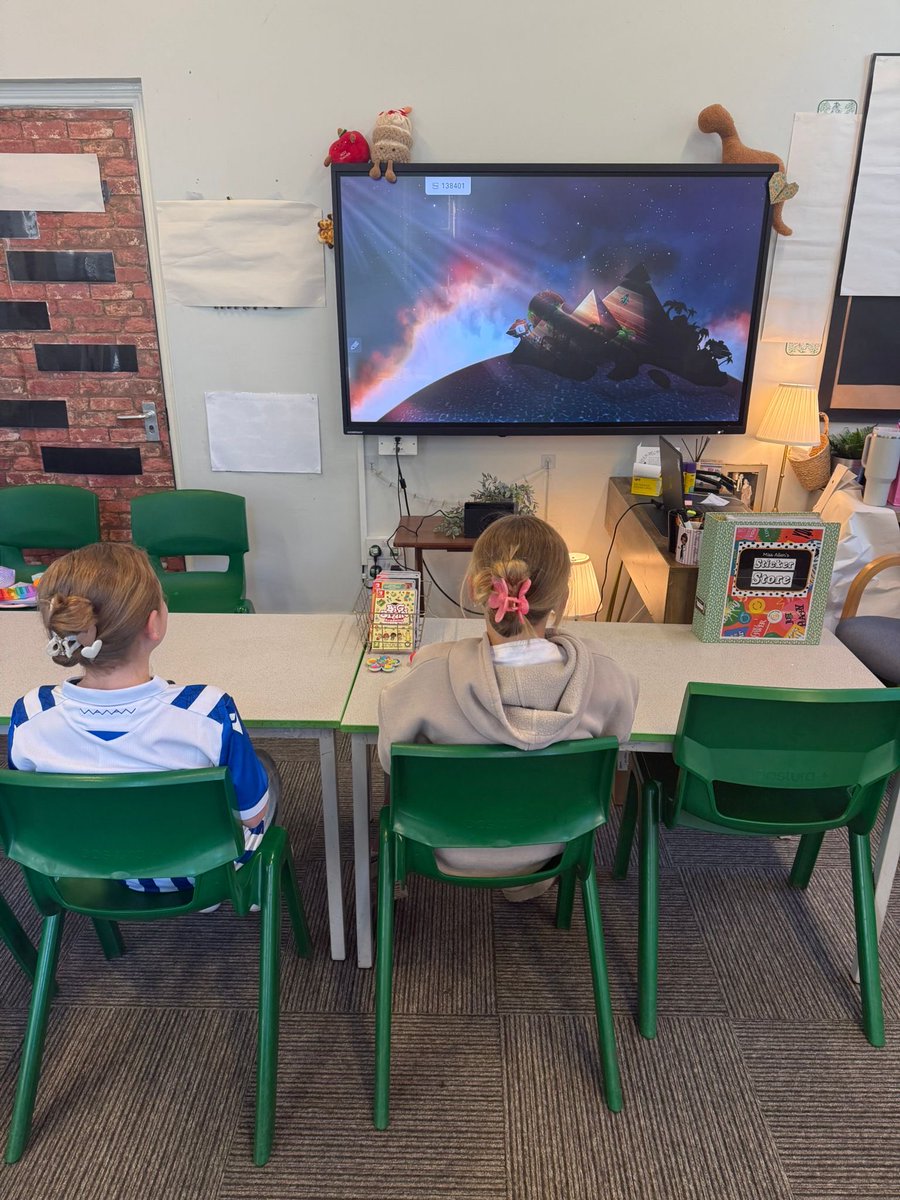 Fun and games in Year 6 this morning!