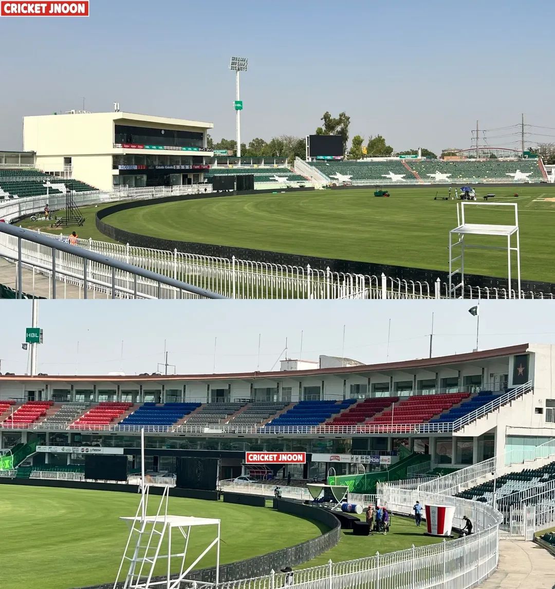 Beautiful RAWALPINDI stadium 🏟️ which Indians destroyed on photoshop, is ready to host the PSL again. ⚡
#Islamabad
