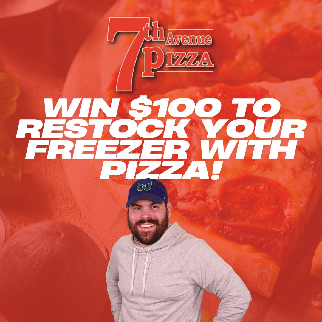 KFAN1003's tweet image. 8 or 9 right? Either way, Sauce comes up with a BIG #Initials win, and now we have your chance to win too! Through Sunday, tag @MeatSauce1 and @7thavenuepizza for your chance to win $100 to restock your freezer with pizza!