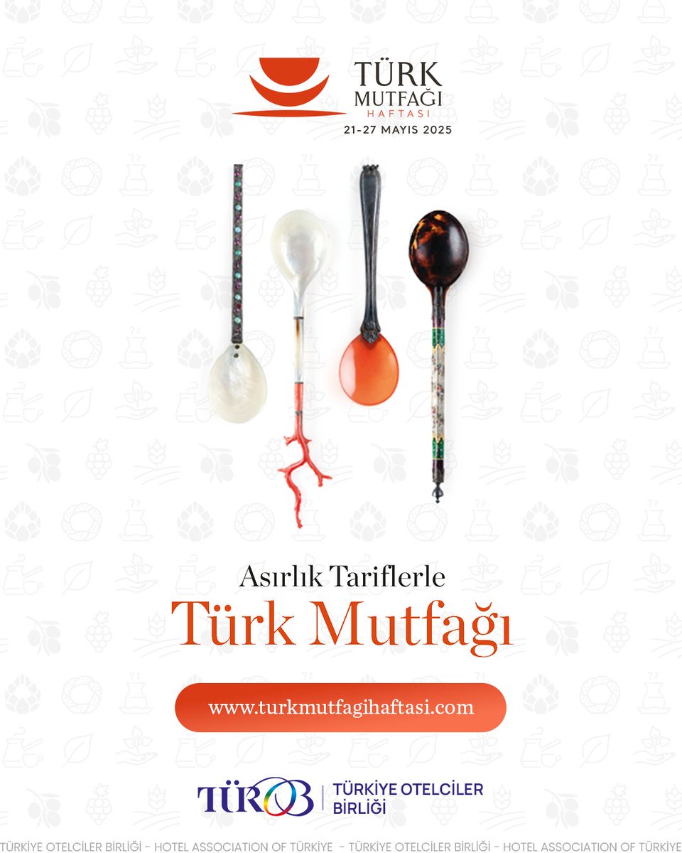 🍽️ Türk Mutfağı Haftası Başlıyor!

2022 yılından bu yana kutlanan Türk Mutfağı Haftası, bu yıl "Türk Mutfağı Klasikleri" konsepti ile kutlanacak.

Detaylı bilgi için:
🔗 turkmutfagihaftasi.com