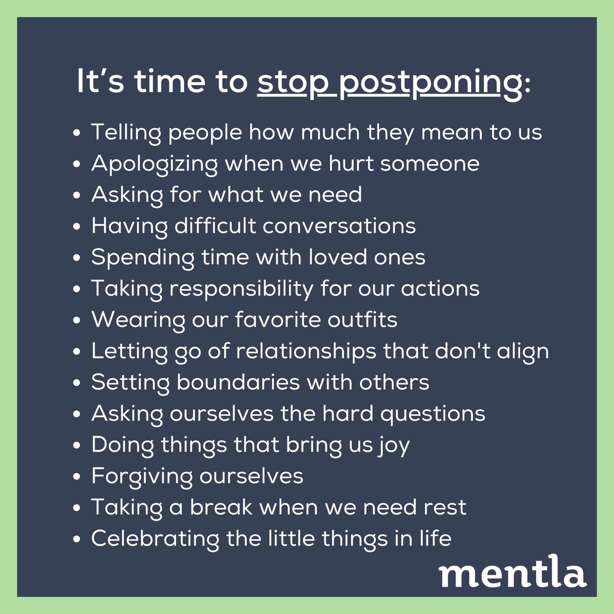 thepath_ai's tweet photo. Stop waiting for the "right time." Because life doesn’t wait—and neither should you.

#mindfulliving #emotionalintelligence #boundariesmatter #healingjourney #selfawareness #personalgrowth #mentalhealthmatters #selflovejourney #innerpeace #liveintentionally https://t.co/qMXORQcIMW