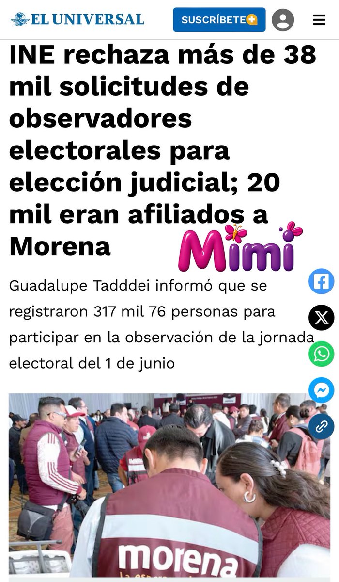 Esto es lo que piden que valides con tu voto… una elección amañada, decidida y donde solo falta el circo del proceso‼️

Listos los seleccionados, los acarreados, los funcionarios y hasta los observadores… el narco <a href="/PartidoMorenaMx/">Morena</a> no dejó sin cubrir ninguno de los cargos…