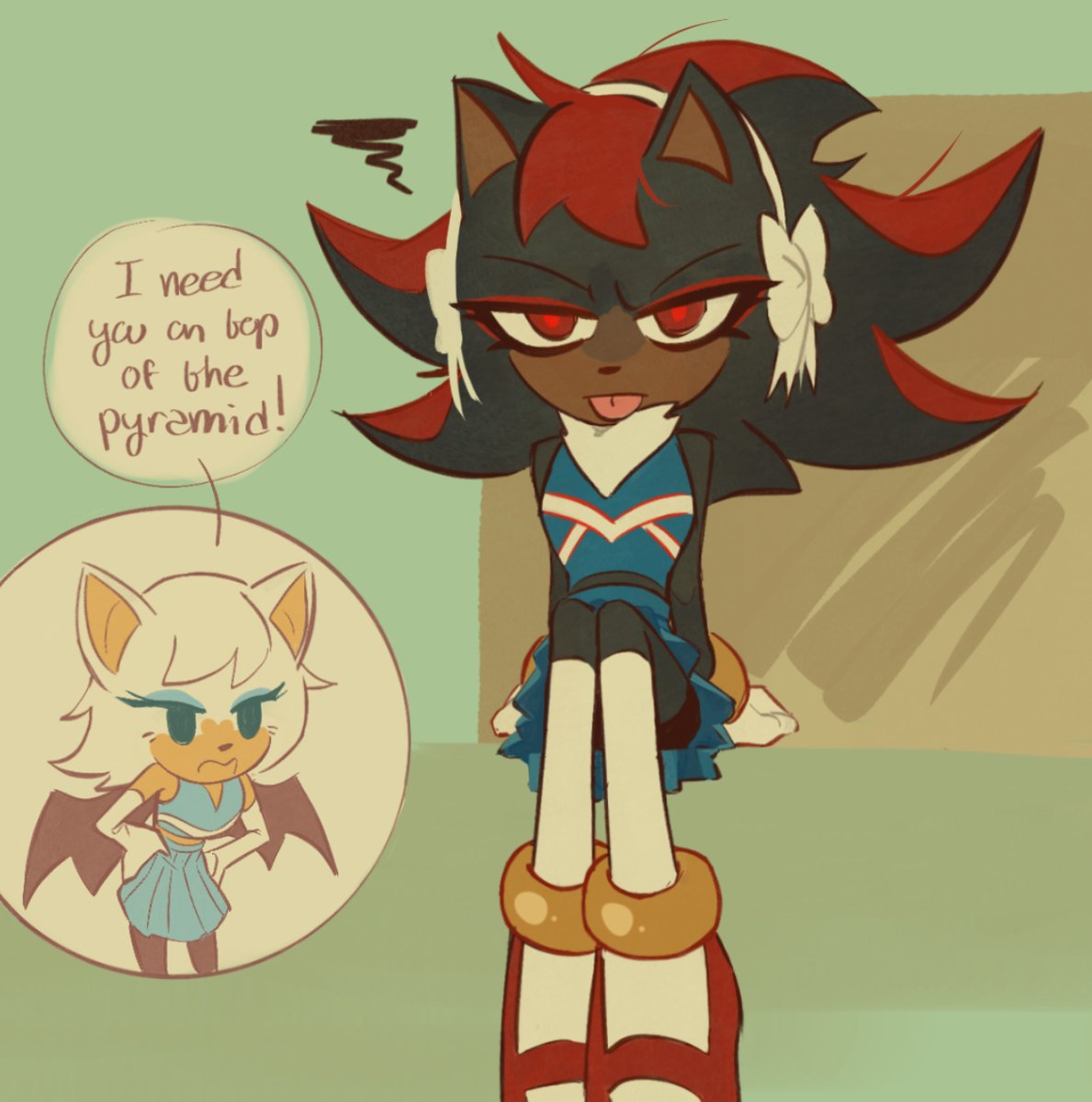 she’s a brat 

#ShadowTheHedgehog  #nickyau
