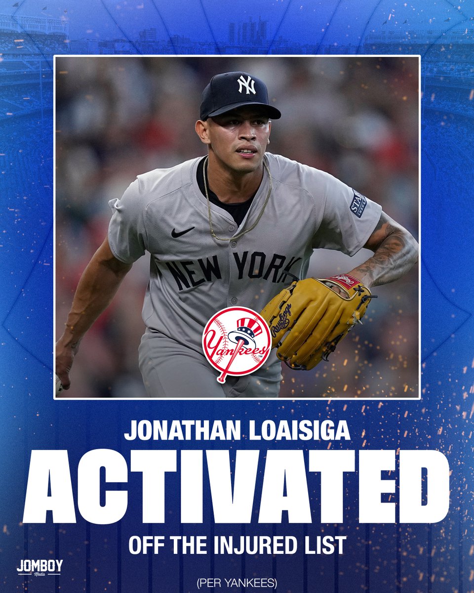 TalkinYanks's tweet photo. Jonathan Loaisiga is back! https://t.co/bqO8dL1cbc