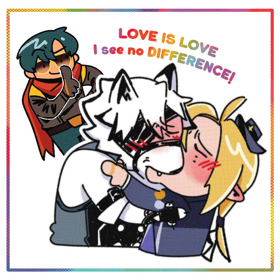 pooniverse's tweet photo. Lighter being the best Support and 3rd wheeling is my favourite thing rn😏👍

#zenlesszonezero #lycahugo #astralyn https://t.co/rEbV17aSRi