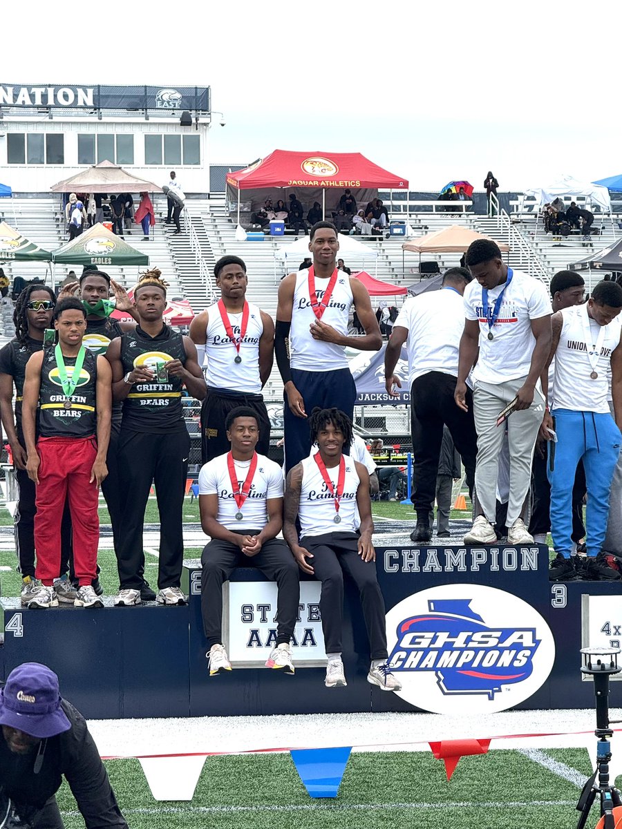 Alex (AJ) Walters (@ajwalters__) on Twitter photo 4x200 Relay got 2nd Place at GHSA T&F 4A State Championship!
- 1st Leg - 21.8s split
*Boys team finished 5th overall at the meet*
<a href="/elhstfxc/">Elhstfxc</a> <a href="/ELHSFootball2/">ELHS_Football</a> <a href="/JohnnyTeemer/">Johnny Teemer</a> <a href="/RecruitGeorgia/">Recruit Georgia</a> <a href="/134Mat/">Coach Brown๐ฏ๐ฒ</a> <a href="/EagleAthletics/">Eagle's Landing Athletics</a> 4x200 Relay got 2nd Place at GHSA T&F 4A State Championship!
- 1st Leg - 21.8s split
*Boys team finished 5th overall at the meet*
<a href="/elhstfxc/">Elhstfxc</a> <a href="/ELHSFootball2/">ELHS_Football</a> <a href="/JohnnyTeemer/">Johnny Teemer</a> <a href="/RecruitGeorgia/">Recruit Georgia</a> <a href="/134Mat/">Coach Brown๐ฏ๐ฒ</a> <a href="/EagleAthletics/">Eagle's Landing Athletics</a>