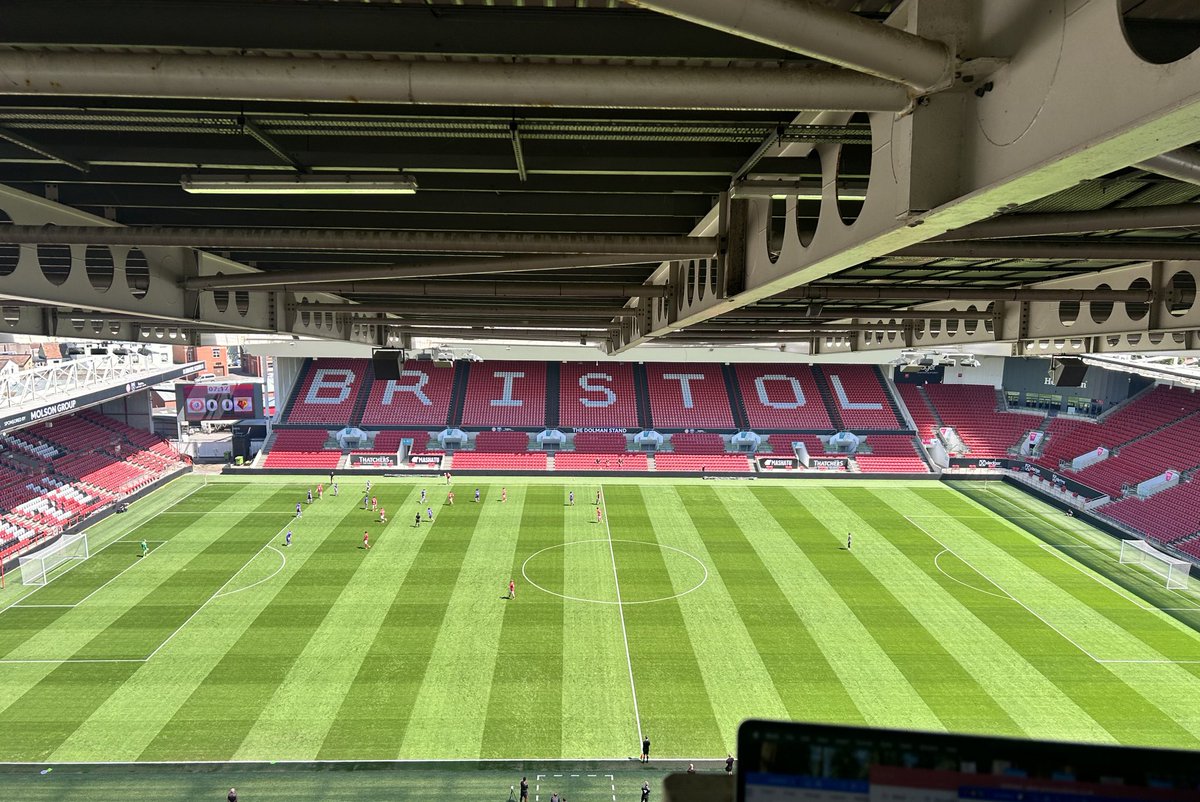 Great view of a very hard fought game..

Well done chaps 🙌🏻 🏆🏆#TheDouble