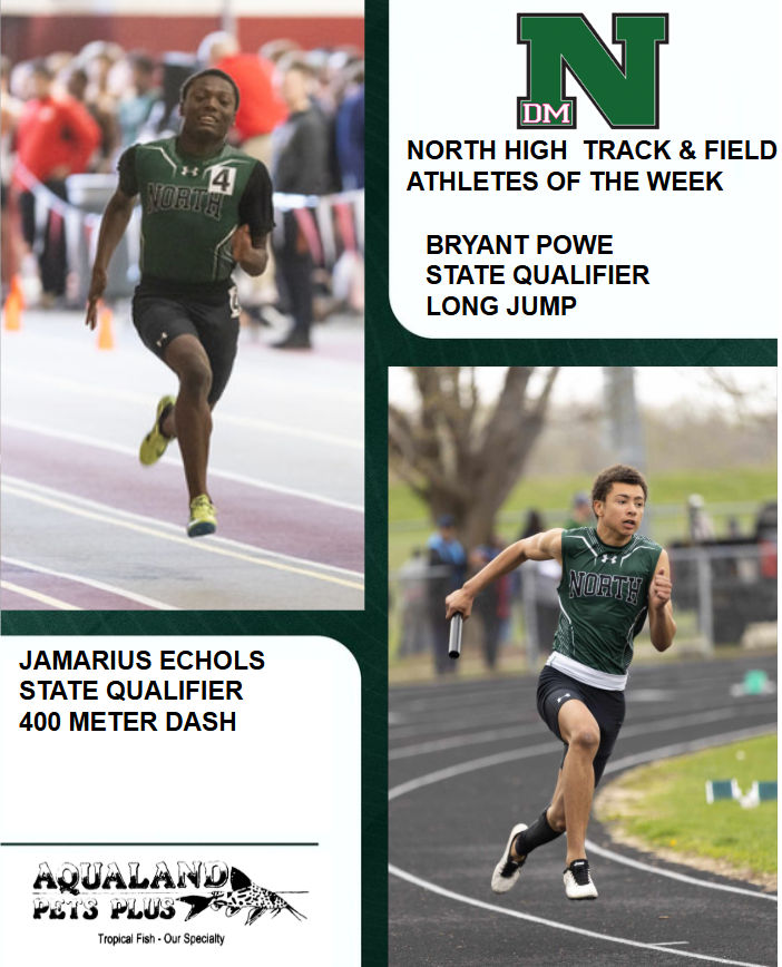 Our Athletes of the Week presented by aqualandpetsplus.net 3600 6th Ave features our state qualifiers for next week's meet at Drake Stadium!