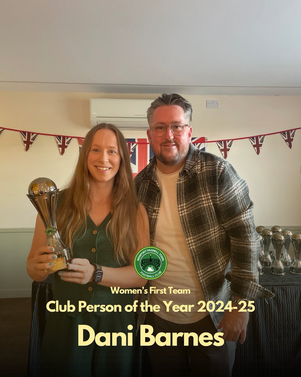 Women's First Team Club Person - Dani Barnes

#NPTFC #EndOfSeasonAwards #NewportPagnellTown #TheSandwichShack