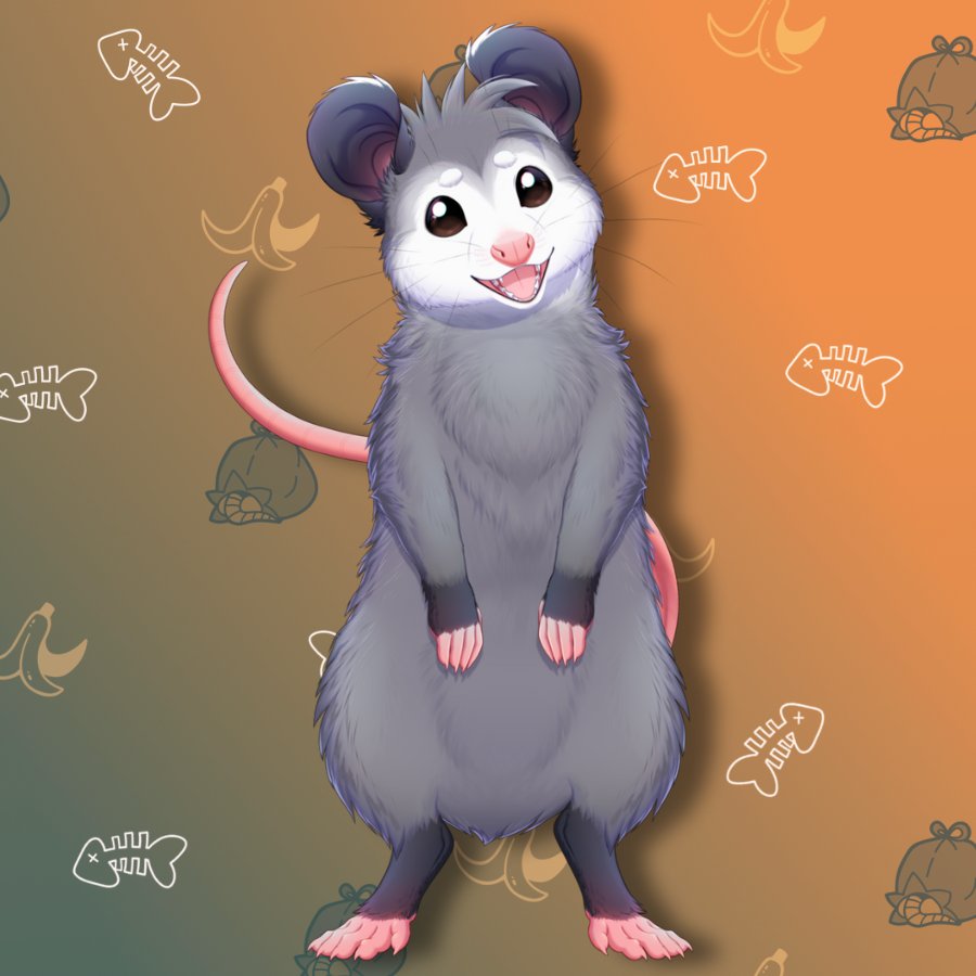 AwsmPwsm 🗑️✨ (Opossum Vtuber) tweet media