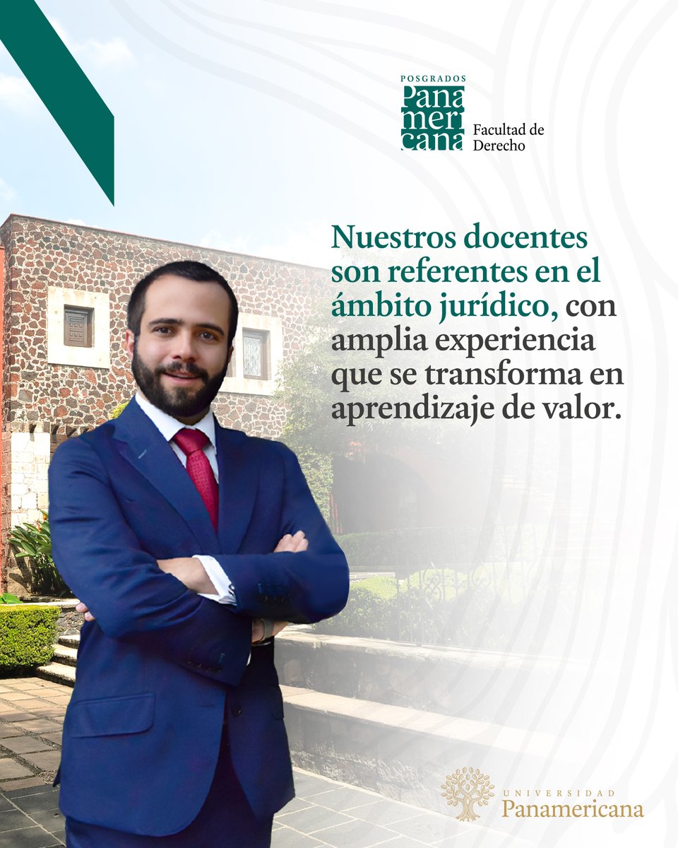 La Maestría en Ciencias Jurídicas de la Panamericana te ofrece las herramientas necesarias para destacarte en el competitivo mundo del derecho.

¡Inscríbete ahora!: hubs.la/Q03m_8vV0

#PosgradosUP #DerechoUP #Derecho