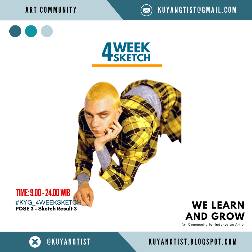 kuyangtist's tweet photo. 📌 Kuyangtist 4 WEEK SKETCH Result! #KYG_4WEEKSKETCH
✏️ POSE 3 - RESULT 3
✏️ 9.00 - 24.00 WIB
✏️ QRT The Result with Hastag #KYG_4WEEKSKETCH https://t.co/bqSziF3oMo