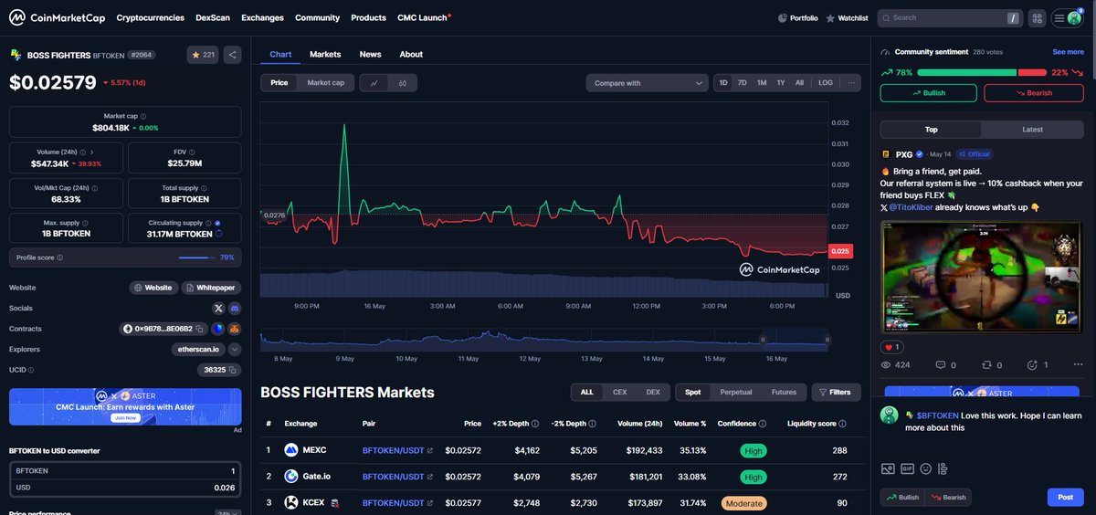 PadAnass's tweet photo. Love the wrok. Keep the motivation ...
@BossFightersX  #BFTOKEN #BULLISH https://t.co/9mBGyseoGX