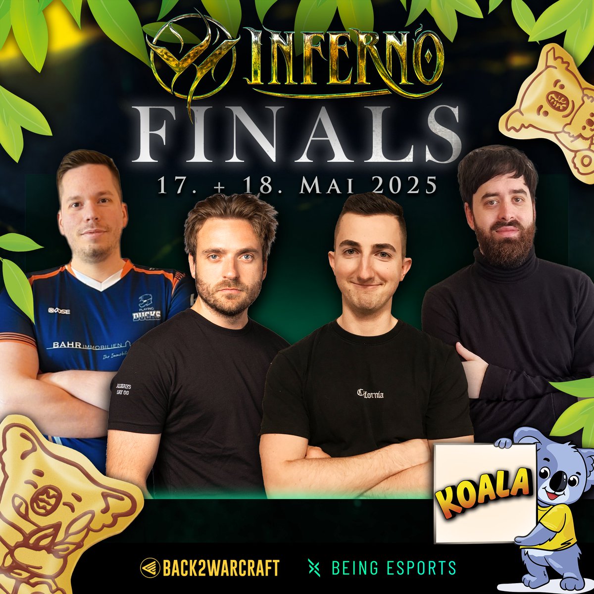 FINALS TOMORROW

Die vier besten Spieler der DACH Region küren den neuen Deutschen Meister!

Kann Leon seinen Titel erneut verteidigen?
Holt Kaiser Franzyzz nach perfekter Regular Season auch die Playoffs?
Oder können Teddster &amp; Toxi alle überraschen?

Samstag &amp; Sonntag 18.00 Uhr