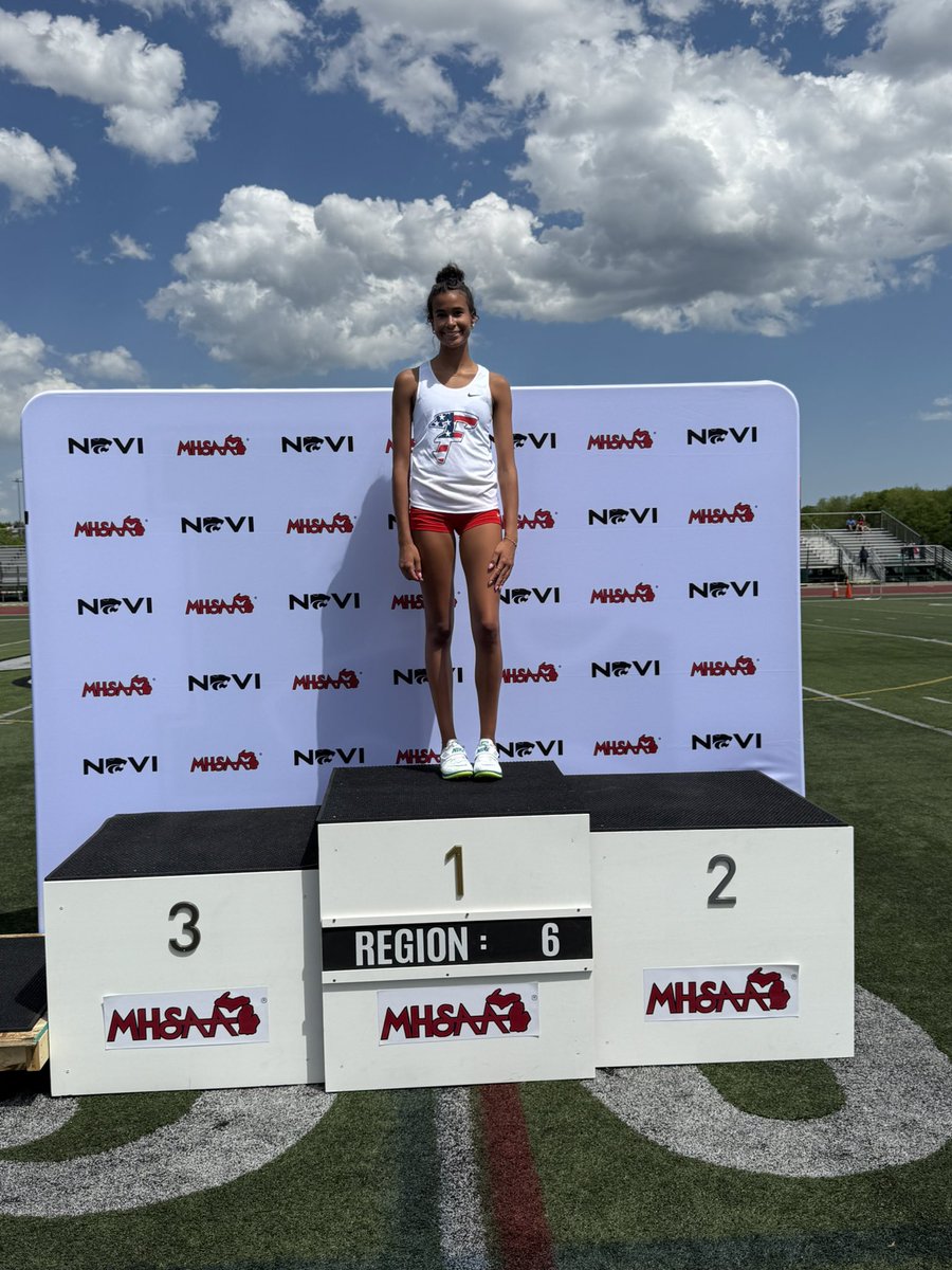 <a href="/fhspatriots/">Franklin High School</a> own Tessa White is the Regional Champion in the High Jump!!!