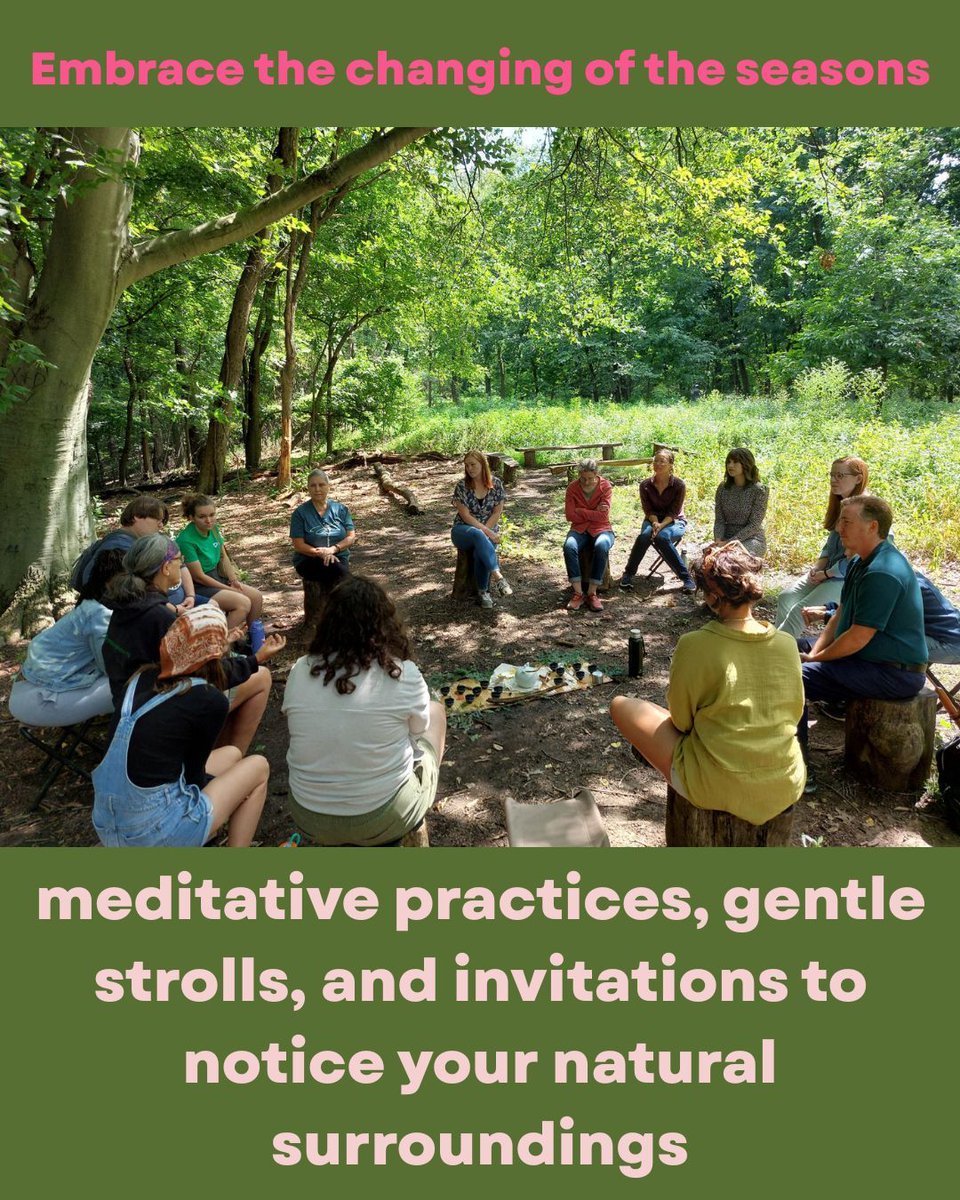 Join us for forest bathing, a free program in the beautiful Walled Garden in Mellon Park (just a short ride on the 64 busline from the JCC in Squirrel Hill). Register and learn more at 1027healingpartnership.org/forest-bathing…