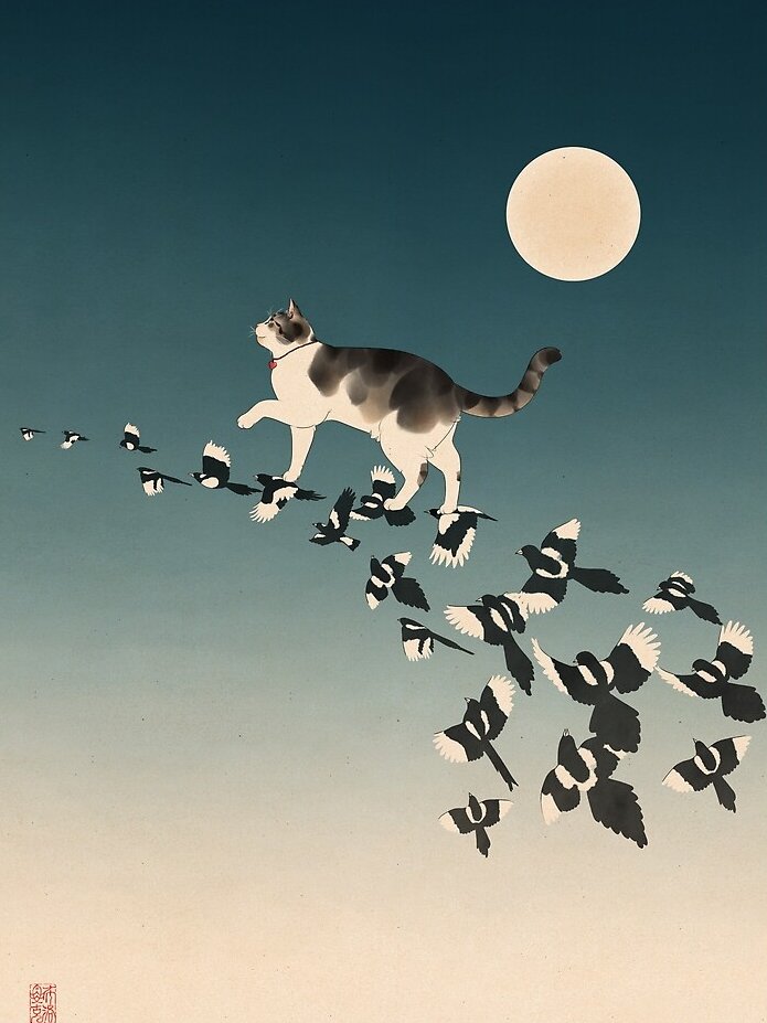 marysia_cc's tweet photo. good night, friends
ill. by Broccoli Cat Art https://t.co/3t1u7nbJJF