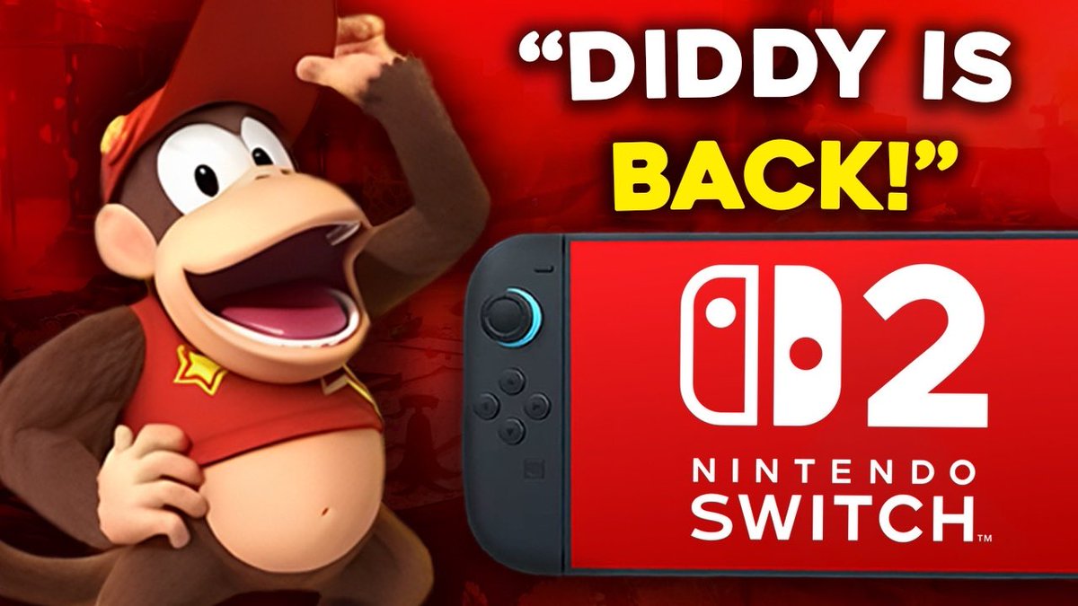 Today on the YouTube channel I talked about how Diddy is back! Would heavily recommend you guys give it a watch as we talk other Nintendo Switch 2 updates!